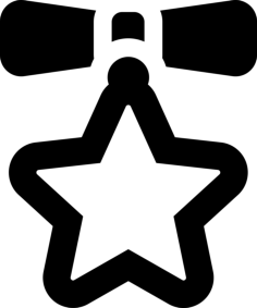 Christmas Star Ornament Craft Design Svg File, Free Vectors File